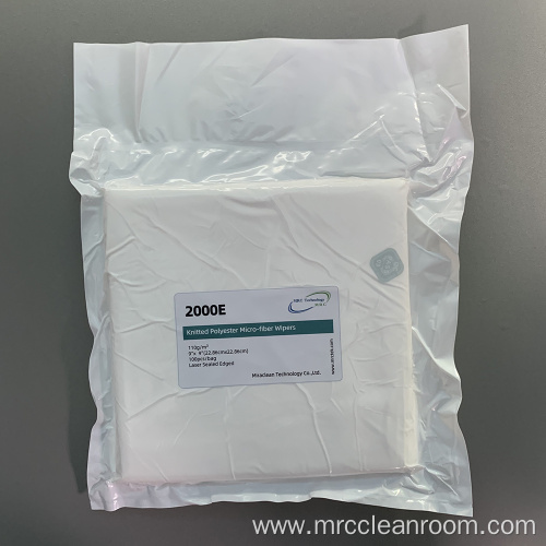 2000E Laser Sealed Polyester Wipes For Sensitive Surfaces